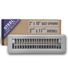 Fits 2x10 and 10x2 Duct Opening | Floor Register with