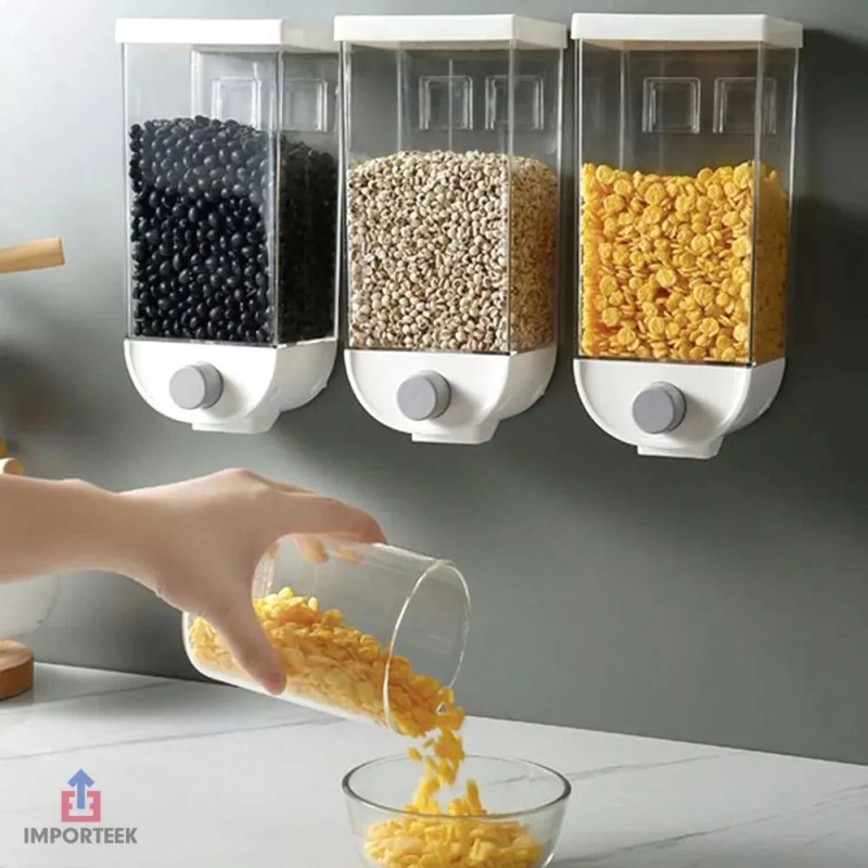 Importeek Dispensador Despachador Semillas Cereales Alimentos Cocina