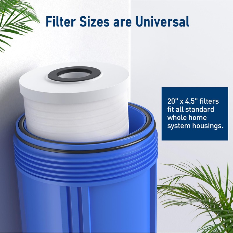 PERCOLA AP810-2 Large Capacity Whole House Replacement Water Filter Drop-in