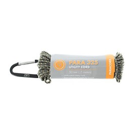 Built For Survival Heavy Duty 325 Utility Paracord - 50 Foot Hanks of Durable Utility Cord with Carabiner - Ideal for Camping, Hiking, and The Wilderness