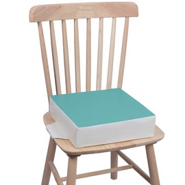 Kalawen Kalawen Child Booster Seat 32 x 32 x 8 cm Seat Cushion Children for Baby PU Washable Portable Booster Seat with 2 Safety Buckle Straps Child Seat Cushion Green