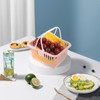 Alipis 3pcs Small Fruit Basket Strawberry Cherry Basket Plastic Handle