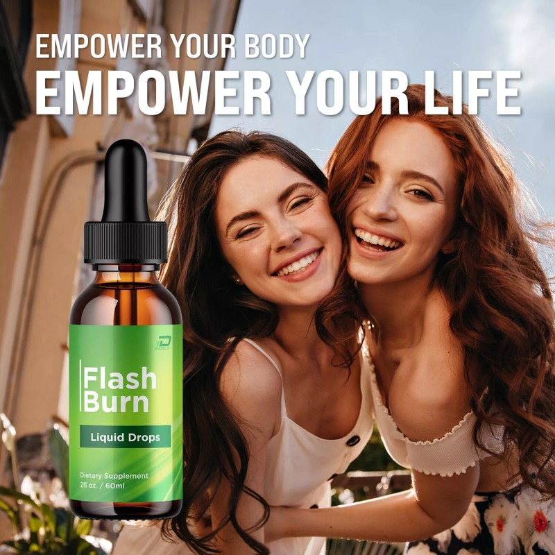 Flash Burn (1 Pack) Flash Burn Drops Healthy Formula -