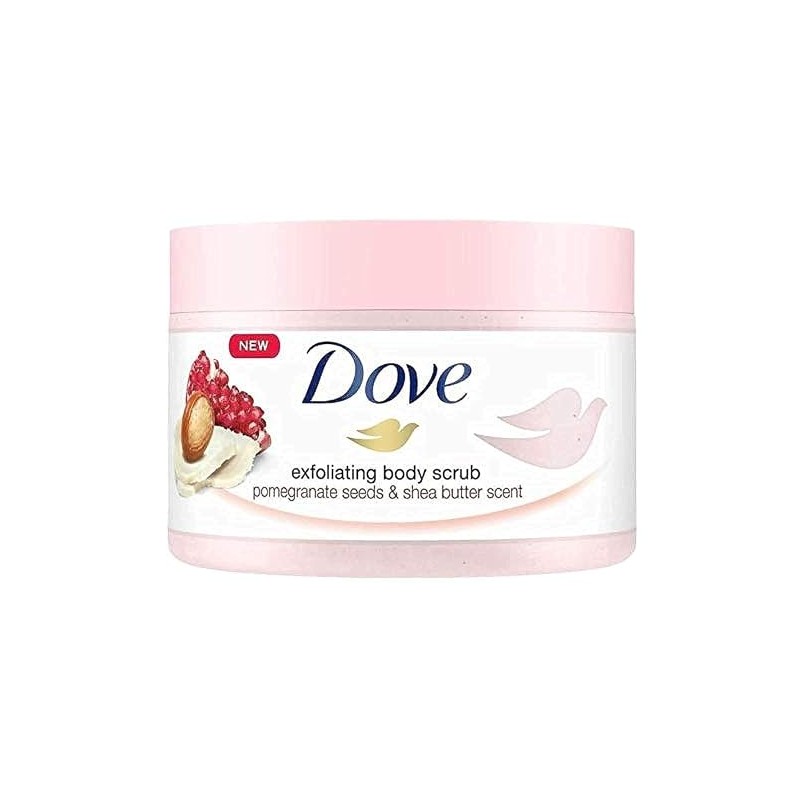 Dove Exfoliating Body Scrub Pomegranate Seeds and Shea Butter Scent