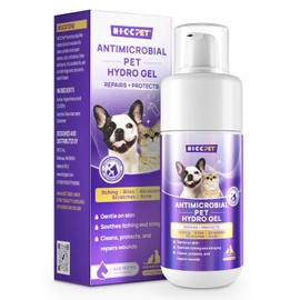 HICC PET Dog Wound Care Hydro Gel, Heals Wounds, Soothes Inflammation, Prevents Infection, Treats Bites, Scratches & Skin Ulcers, Cat Wound Care Solution, Horses First Aid Kits, 3.4 Ounces