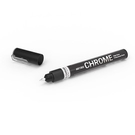 AK Interactive AK1302 Metallic Liquid Marker - Chrome