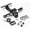 Kronox Motorcycle License Plate Bracket - Universal Fender Eliminator Kit