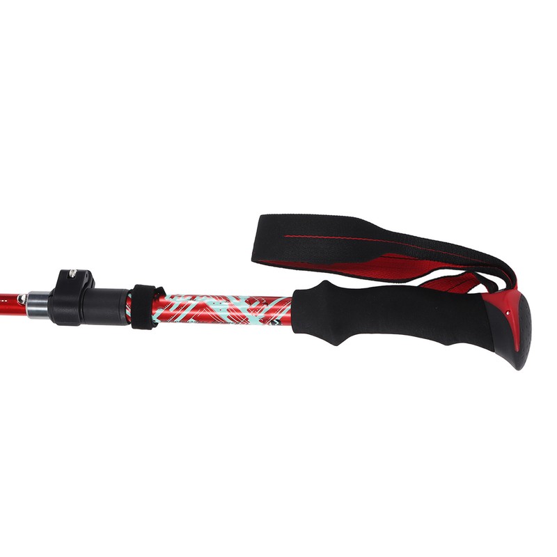 Hiking Pole Aluminium Alloy Telescopic Collapsible Multifunctional Outdoor Walking Stick