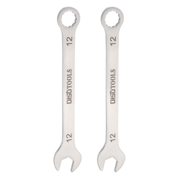 HARFINGTON 2pcs Thin Combination Wrench Metric 12mm Torx Ended Box