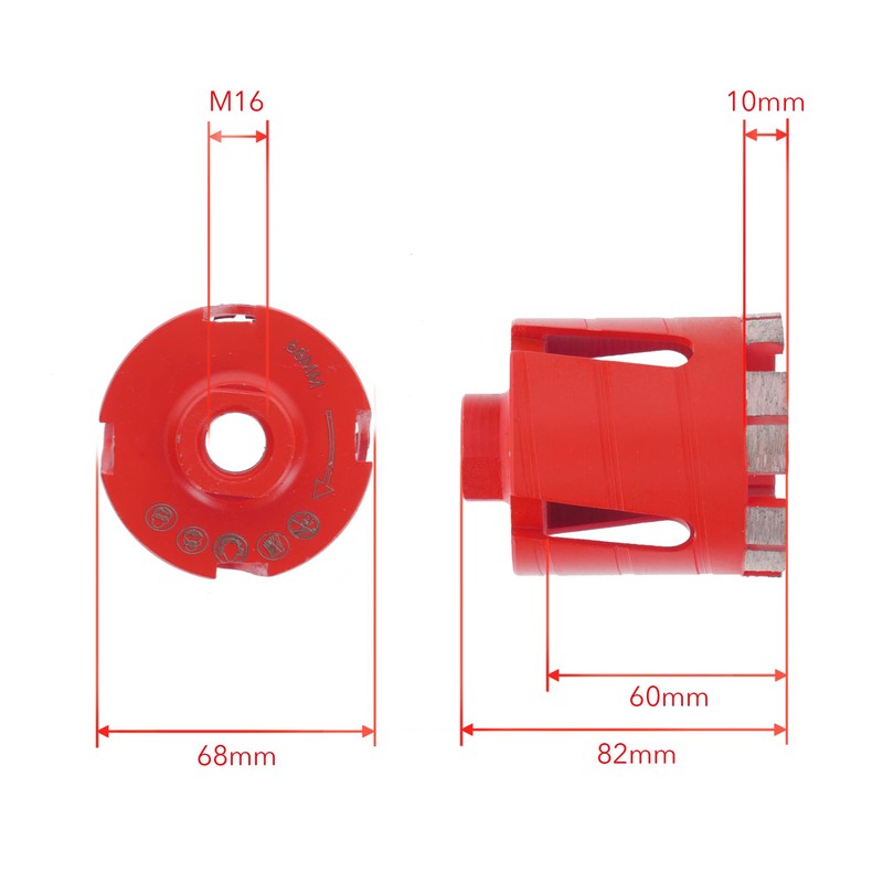 Prodiamant Premium Diamond, Core Drill for Masonry, red