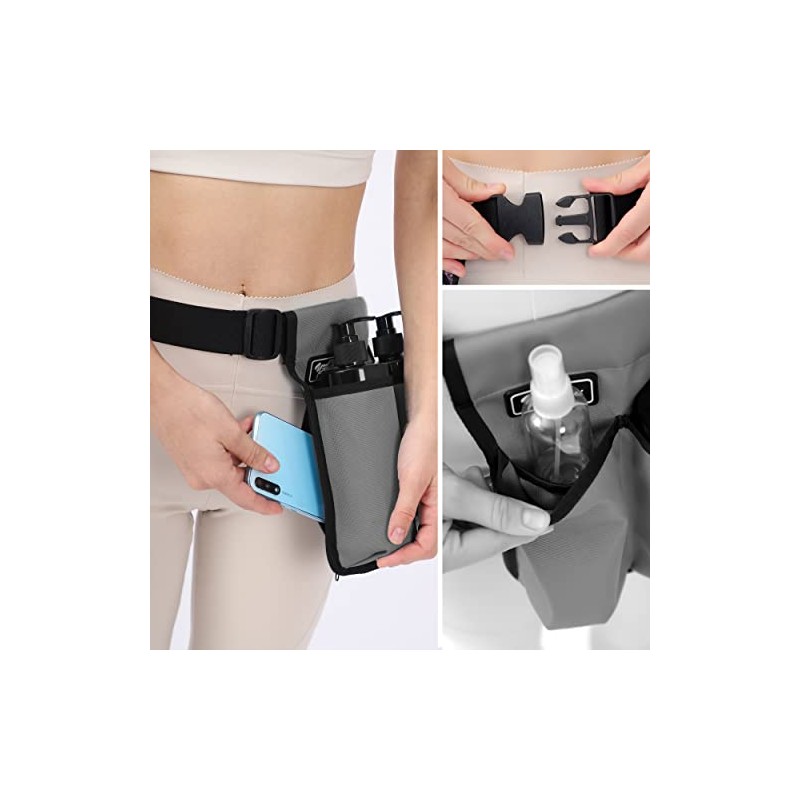 Funda para botella de masaje, 2 botellas de aceite de