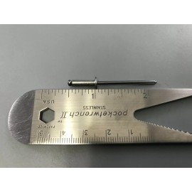 POP® SD45BS Open End Blind Rivet; 1/8" (0.125"), (0.251 - 0.312" Grip), (100Pcs)