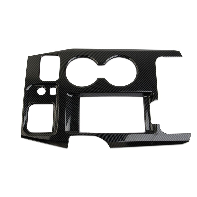 crosselec Carbon Fiber Center Console Cup Holder Wireless Charging Panel