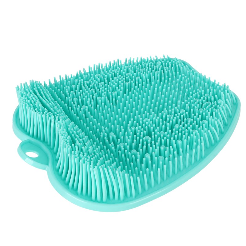 Shower Foot Scrubber Soft Silicone Anti Slip Suction Cup Odour