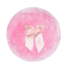 Guojiang 3.3 Inch Large Powder-Puff Soft Plush Powder-Puff Body Puff Ribbon Handle For Girl Women Home Office Travel Large Powder Puff And Container Makeup Powder Large Powder Puff With Body