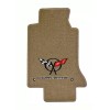 Lloyd Mats NEW! FLOOR MATS Tan 1997-2004 C5 Corvette Crossed