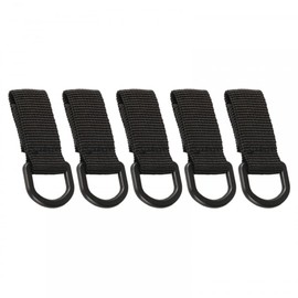 5PCS Tactical Molle D Hanging Buckle,Nylon Webbing D-Buckle for Molle Bags Webbing Attachment Strap