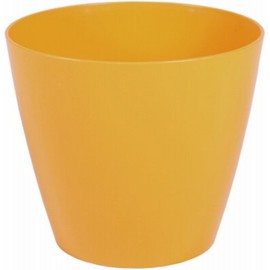 Robert Allen PIM01263 Charlevoix Planter Flower Seedling Nursery Planter Pot, 4.5", Glossy Finish Harvest Color