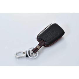 Core OBJ Leather Key Cover for Volkswagen Red Stitching for Passat sedan & Variant (B8) / Arteon LE-PA-001