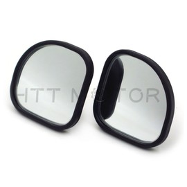 XKMT-2x Fan Shaped 360°Auto Car Blind Spot Round StickOn Side View Rearview Mirror [B078RCCCQ8]