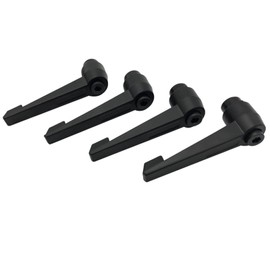 SHULLIN 4 Pcs Clamp Lever Handle Handle Adjustable Clamp M4 Female Thread 50mm Lever Clamp Lever Female Thread Clamp Lever Handle Metal Mechanical Knob Adjustable Clamp Lever Adjustable Quick Release