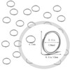 100 Pcs Split Ring, Small Key Rings Bulk Split Keychain