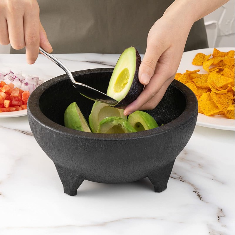Restaurantware-56 Ounce Salsa Bowl, 1 3-Legged Design Molcajete Bowl -