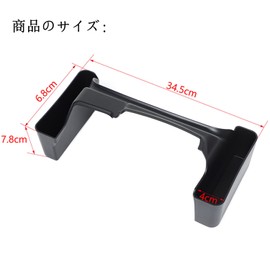 YOCTM Gear Storage Box for Jeep Wrangler JL Rubicon Sport Sahara Gladiator JT 4XE 2018 2019 2020 2021 2022 2023 2024 Console Custom Storage Box Organizer Trinket Car Accessories with Non-slip Mat