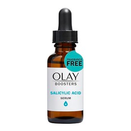 Olay New Salicylic Acid Serum, Exfoliating Booster, Fragrance-Free, 1.0 Oz
