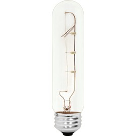 GE 34407 15-Watt 120-Lumen Specialty T10 Incandescent Light Bulb, Crystal Clear
