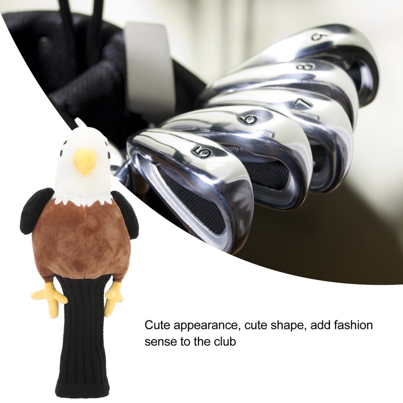 Golf Club Cover Cute Animal Golf Putter Headcover Soft Lining