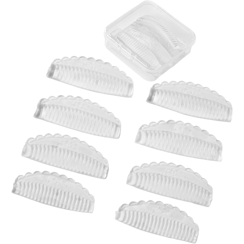 4 pares de herramientas para permanente de pestañas, Transparent Eye