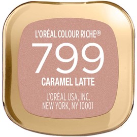 L'Oreal Paris Makeup Colour Riche Original Creamy, Hydrating Satin Lipstick, 799 Caramel Latte, 1 Count