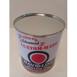 Havoline Vintage Havoline Motor Oil Can 1 qt - ( Re-pop Collectible )