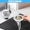 Paquete de 3 Coladores de Drenaje para Fregadero de Cocina