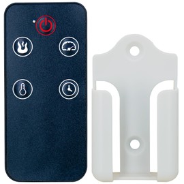 Replacement Remote Control for Style SELECTIONS Electric Fireplace Heater 1730FM-23-273,1830FM-23-259,RC-HE85EL01,with Wall Mounting Bracket