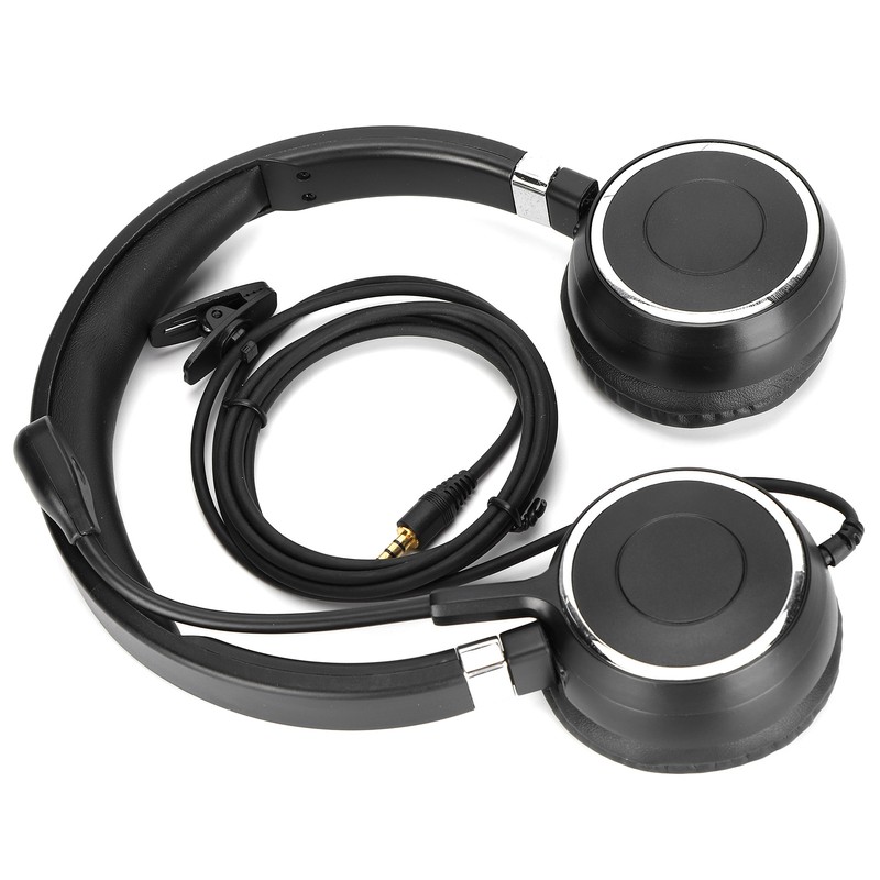 Binaural Headset Office Headset with Mic and Audio Control for
