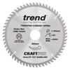Trend Wood Circular Saw Blade, 190mm Diameter, 30mm Bore, 60
