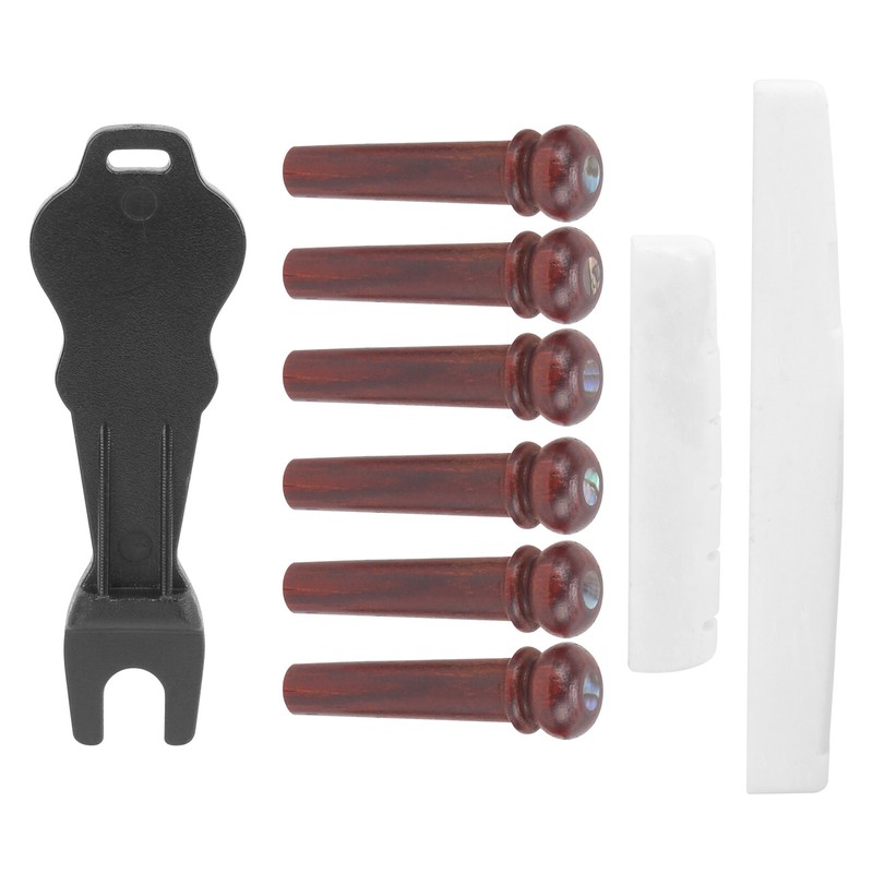 Guitar Bridge Pin Pegs Puller Cocobolo Wood Stringed Instrument Accessories