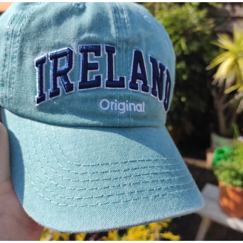 Robin Ruth Light Blue Baseball Cap with Navy 'Ireland Original'