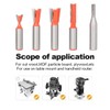 Sinoprotools 6Pcs Dovetail Router Bit Set 1/2 Inch Shank, Dovetail