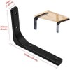 HTRTRR Shelf Brackets, 4 Pack Heavy Duty Wall Mounted L