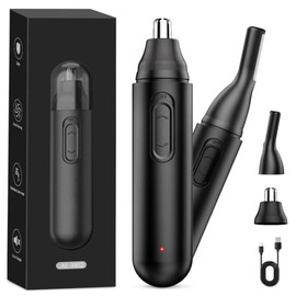 YiYunTE Barttrimmer für Herren und Damen, Nasen- und Ohrenhaarschneider, USB, wiederaufladbar, wasserdicht, Nasenhaarschneider, professioneller Haarschneider für Gesicht und Augenbrauen
