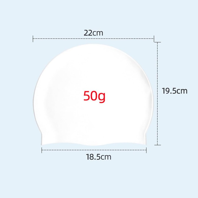 Swimming Cap Swimming Cap Sports Unisex Silica Gel Non Lover