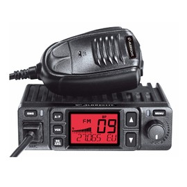Albrecht AE6290 CB Radio, 12629, with Integrated Repeater/Relay Function, 12/24V, VOX, RJ-45 Western Plug, Black