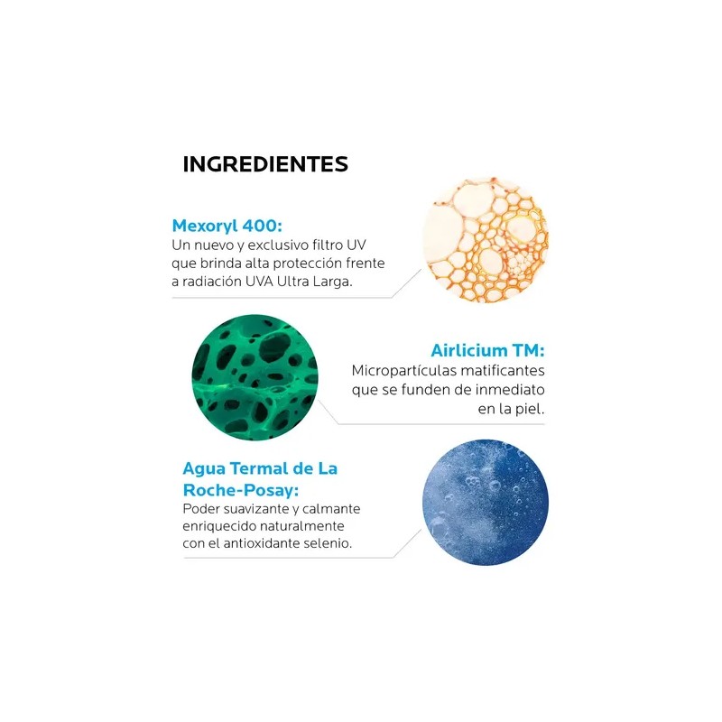 Protector Solar La Roche-Posay FPS50 Gel-Crema Sunscreen Gel Cream SPF