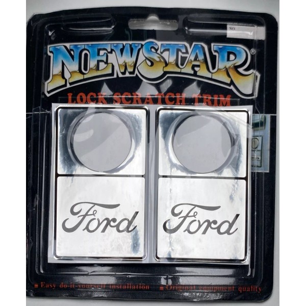 Newstar FORD Door handle Lock key scratch Guard chrome Trim