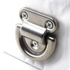 8mm Folding Pad Eye 316 Stainless Steel Lashing Ring Heavy