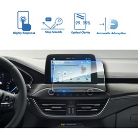 LFOTPP Focus 8 Zoll Navigation Schutzfolie - Tempered Glas 9H Kratzfest Anti-Fingerprint Displayschutzfolie GPS Navi Folie