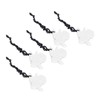 5Pcs Chew Necklace Food Grade Silicone Chewing Pendant for Toddlers